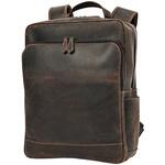 レザー リュック 多収納 衝撃吸収 ブラウン RIDEZ(ライズ)