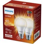 LED電球 E26 広配光タイプ 40W相当 フィリップス