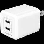 30W コンセントチャージャー C×2 多摩電子