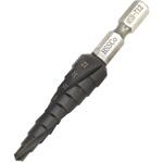 窒化チタンアルミコーティングステップドリル(2枚刃) マーベル