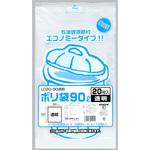 0391816 ポリ袋 LD30ー90 透明 福助工業