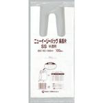 ニューイージーバッグ長舌片(ブロック無し) 半透明 福助工業