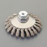 EA809YM-2 [ベベル型]ツイストスチールワイヤーブラシ エスコ