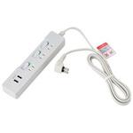 EA815GL-25 [個別スイッチ付]テーブルタップ(USB充電ポート/シャッター付) エスコ