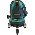 5ライン グリーンレーザー墨出し器 4方向大矩照射モデル VOICE