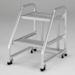 EA903AK-60B 2段 作業台(バネ付キャスター付) エスコ