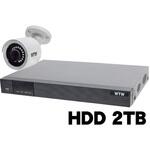 WTW-DEAP708E2-2TB+WTW-EHR199Y 1台 400万画素 EX-SDI 防犯カメラ カメラ1台+専用録画機セット HDD2TB WTW-DEAP708E/WTW-EHR199Y 塚本無線