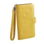 スヌーピー 本革 手帳型スマホケース カード3枚収納 スライド式マルチタイプ 山佐時計計器