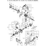 オーダー品♪ 264503 BCS26A エンジン クランクケース、シリンダ、フューエルタンク