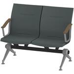 LSL-272D1-45T3 ウェイティングSL 2連 外肘肘付<配送時組立サービス付> イトーキ