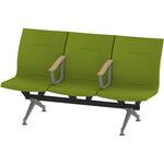 LSL-223D-95Q6 ウェイティングSL 3連 中間肘付<配送時組立サービス付> イトーキ