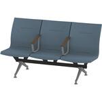 LSL-223D-45S7 ウェイティングSL 3連 中間肘付<配送時組立サービス付> イトーキ