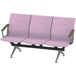 LSL-233D-45R5 ウェイティングSL 3連 外肘肘付<配送時組立サービス付> イトーキ