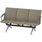 LSL-233D-45K3 ウェイティングSL 3連 外肘肘付<配送時組立サービス付> イトーキ