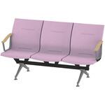 LSL-333D-95R5 ウェイティングSL 3連 外肘肘付<配送時組立サービス付> イトーキ