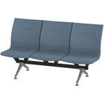 LSL-253D1-95S7 ウェイティングSL 3連 肘なし<配送時組立サービス付> イトーキ