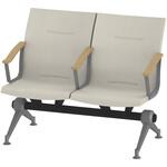 LSL-282D1-95H9 ウェイティングSL 2連 全肘肘付<配送時組立サービス付> イトーキ