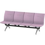 LSL-314D-R5 ウェイティングSL 4連 肘なし<配送時組立サービス付> イトーキ