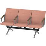 LSL-243D-45M6 ウェイティングSL 3連 全肘肘付<配送時組立サービス付> イトーキ