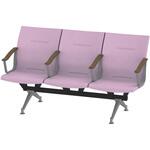 LSL-343D-45R5 ウェイティングSL 3連 全肘肘付<配送時組立サービス付> イトーキ