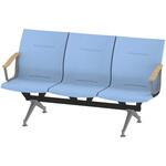 LSL-273D1-95B6 ウェイティングSL 3連 外肘肘付<配送時組立サービス付> イトーキ