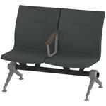 LSL-222D-45T3 ウェイティングSL 2連 中間肘付<配送時組立サービス付> イトーキ