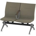 LSL-222D-45K3 ウェイティングSL 2連 中間肘付<配送時組立サービス付> イトーキ