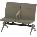 LSL-322D-95K3 ウェイティングSL 2連 中間肘付<配送時組立サービス付> イトーキ