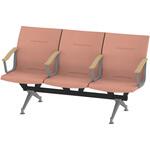 LSL-283D1-95M6 ウェイティングSL 3連 全肘肘付<配送時組立サービス付> イトーキ