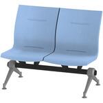 LSL-252D1-95B6 ウェイティングSL 2連 肘なし  <配送時組立サービス付> イトーキ