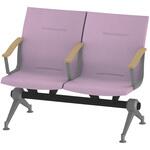 LSL-242D-95R5 ウェイティングSL 2連 全肘肘付<配送時組立サービス付> イトーキ