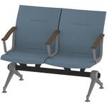 LSL-242D-45S7 ウェイティングSL 2連 全肘肘付<配送時組立サービス付> イトーキ