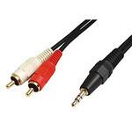 10m ステレオミニRCAピンプラグ変換ケーブル FCA-323S-S100 フジパーツ