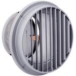 外壁用ステンレス製換気口 ベントキャップ 縦ガラリ 防火ダンパー付 低圧損(厚型) 西邦工業