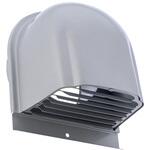 外壁用ステンレス製換気口 深型フード ワイド水切り付 ガラリ型 下部着脱タイプ 西邦工業