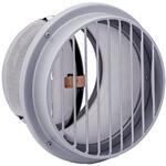 外壁用ステンレス製換気口 ベントキャップ 縦左吹き 防火ダンパー付(厚型) 西邦工業