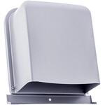 外壁用ステンレス製換気口 深型フード ワイド水切り付 内ガラリ 下部開放 西邦工業