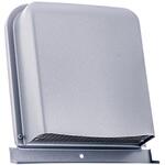 外壁用ステンレス製換気口 深型フード ワイド水切り付 下部金網3メッシュ 下部着脱タイプ(薄型) 西邦工業