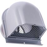 外壁用ステンレス製換気口 深型フード 金網型3メッシュ 下部着脱タイプ 防火ダンパー付 西邦工業