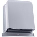 外壁用ステンレス製換気口 深型フード ワイド水切り付 ガラリ型 下部着脱タイプ 防火ダンパー付(厚型) 西邦工業