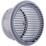 外壁用ステンレス製換気口 ベントキャップ 大口径 防火ダンパー付(薄型) 西邦工業