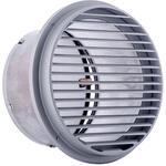 外壁用ステンレス製換気口 ベントキャップ 大口径 防火ダンパー付 低圧損(厚型) 西邦工業