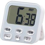 時計付き大画面デジタルタイマー オーム電機 【通販モノタロウ】