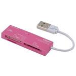 CRW-5M69カードリーダー・ライターピンク ナカバヤシ