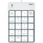 シンプルUSBテンキーボード/ホワイト ナカバヤシ