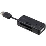変換アダプタ付USB2Type-CSDカードRW/ブラック ナカバヤシ