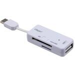 変換アダプタ付USB2Type-CSDカードRW/ホワイト ナカバヤシ