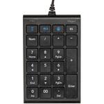 Zoom対応USB有線テンキー/ブラック ナカバヤシ
