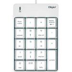 シンプルUSB有線テンキーボード/ホワイト ナカバヤシ