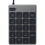 USB有線薄型テンキーボード/グレー ナカバヤシ
